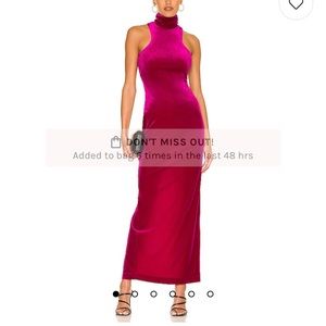 Revolve Bailey Gown in magenta camila coelho size large worn once
